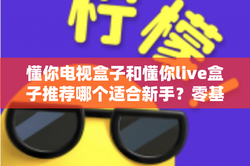懂你电视盒子和懂你live盒子推荐哪个适合新手？零基础用户的选购指南与深度对比