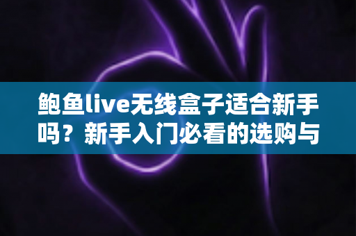 鲍鱼live无线盒子适合新手吗？新手入门必看的选购与使用全指南