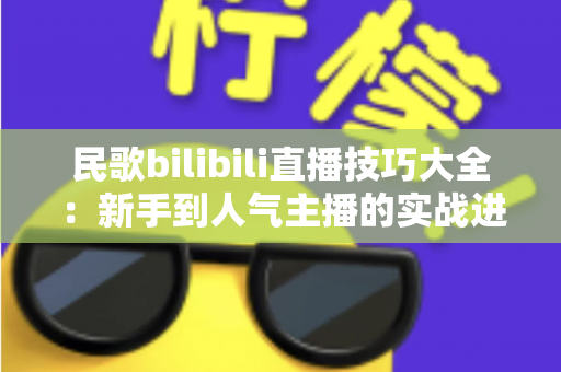 民歌bilibili直播技巧大全：新手到人气主播的实战进阶指南