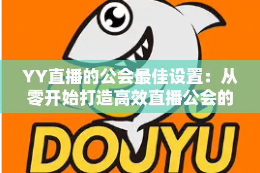 YY直播的公会最佳设置：从零开始打造高效直播公会的完整配置指南