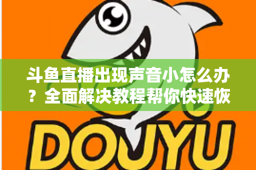 斗鱼直播出现声音小怎么办？全面解决教程帮你快速恢复音量