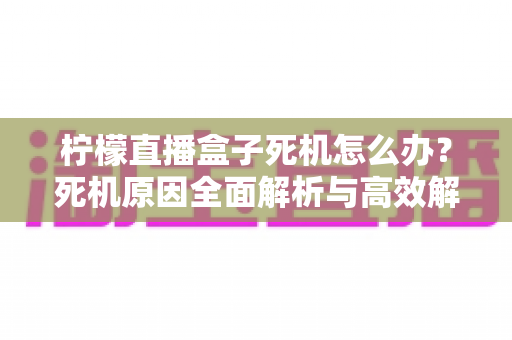 柠檬直播盒子死机怎么办？死机原因全面解析与高效解决方法一文读懂