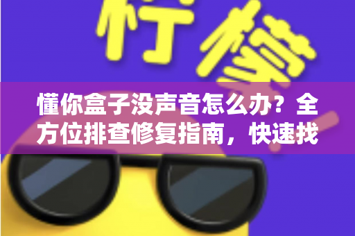 懂你盒子没声音怎么办？全方位排查修复指南，快速找回清晰音效